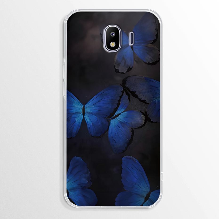Marble Case For Samsung Galaxy J4 2018 Case J400 J400F Soft TPU Cover For Samsung Galaxy J4 Plus J 4 J4+ Case J415F Fundas Cover