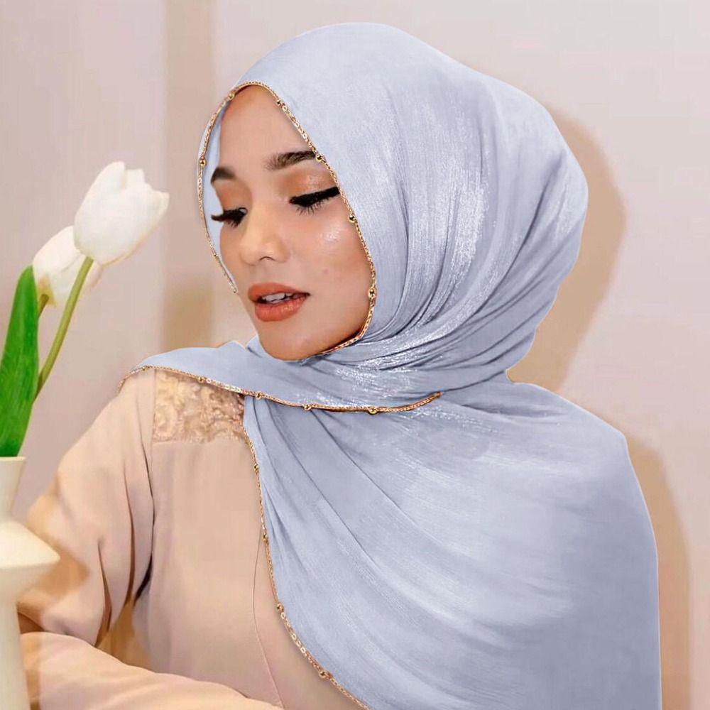 Long Wraps Shawl Chiffon Malaysia Headscarf Luxury Hijab Scarf  Female