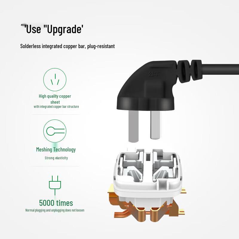 BULL 2-Outlet Master Switch Power Strip