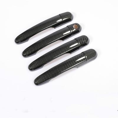 For KIA Ceed Cee'd 2006-2012 High Quality Chrome Carbon Fiber Car Door Handle Cover Trim Car Stickers Styling