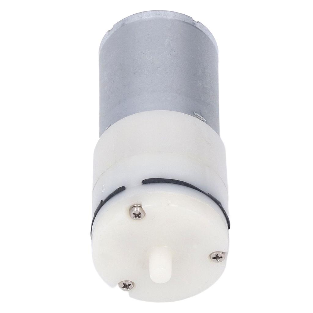 Mikro-Luftpumpe Elektrisch Pneumatisch Membran Vakuum Mechanische Übertragung 1 Anschluss 370 Weiß DC12V