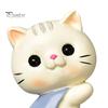 Home Atmosphere Decoration Cute Cat Light Switch Sticker, Adorable Kitten Wall Self?Adhesive Socket Panel Easy Install Patch Cover Decor,