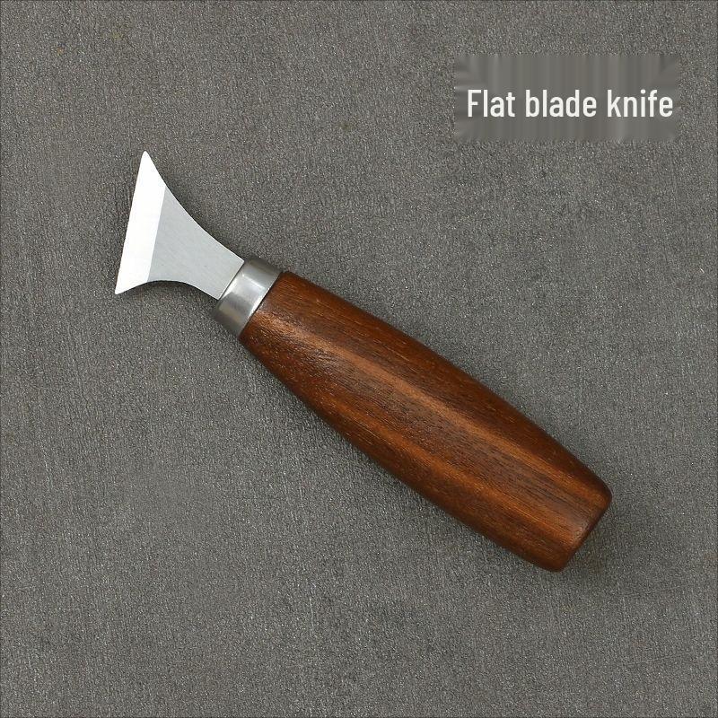 Set Profesional de Cuțite pentru Sculptură în Lemn: Include unelte pentru cioplire, cu curbură și pentru sculptarea lingurilor