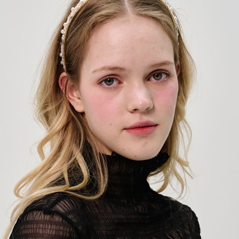 SORRY TOO MUCH LOVE Pearl Snow Princess Hairband_Ivory