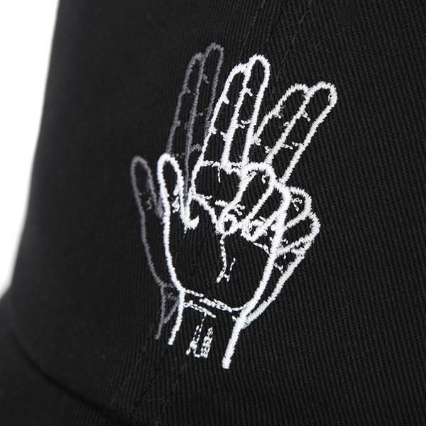 VIBRATE Classic Hand Sign Ball Cap (Washing Black)