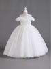 Children's Elegant Fluffy Princess Gown for Little Girls - Wedding, Host, or Piano Performance Dress