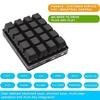 Tastiera Nera 24 Tasti Tastiere Meccaniche Tasti Programmabili Scorciatoie Personalizzate U7F5