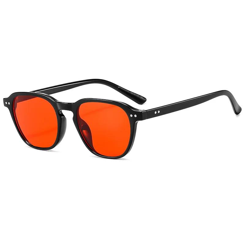 

Fashion Square Round Sunglasses Men Women Brand Designer Retro Sun Glasses Male Female Small Frame Vintage Rivet Oculos De Sol Other красный