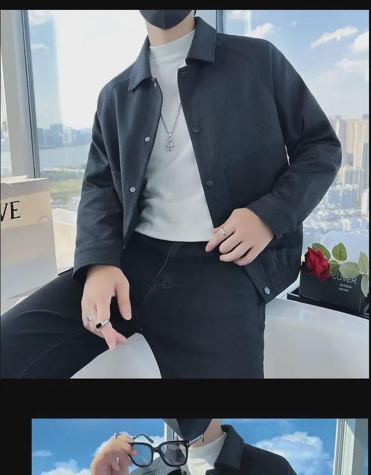 2023 Men's Youth Versatile Baseball Jacket - Trendy Casual Spring/Autumn Top