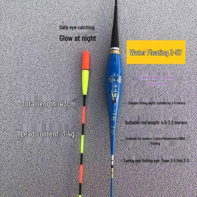 Color-Changing Luminous Electronic Fishing Float: Eye-Catching, Super Bright for Night Fishing In Thick Waters - Ideal for Carp and Big Fish.
