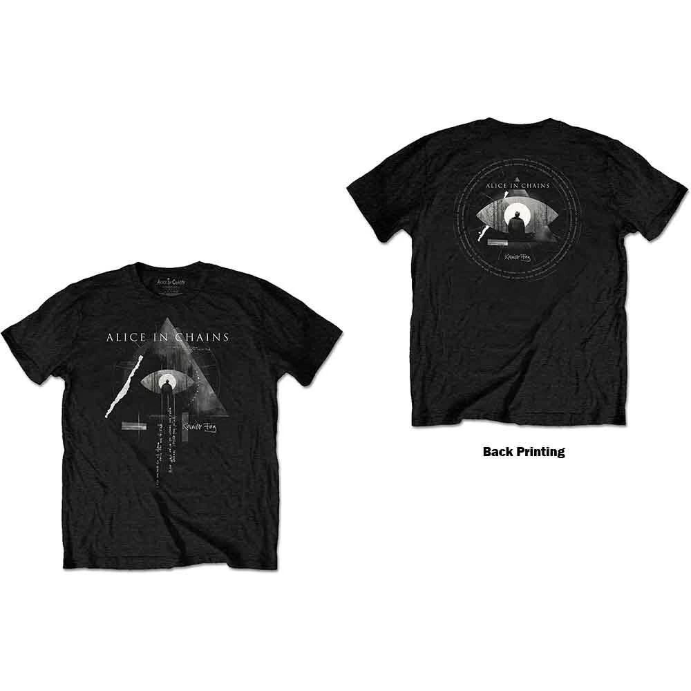 Alice In Chains Fog Mountain Black T shirt - NEW XL