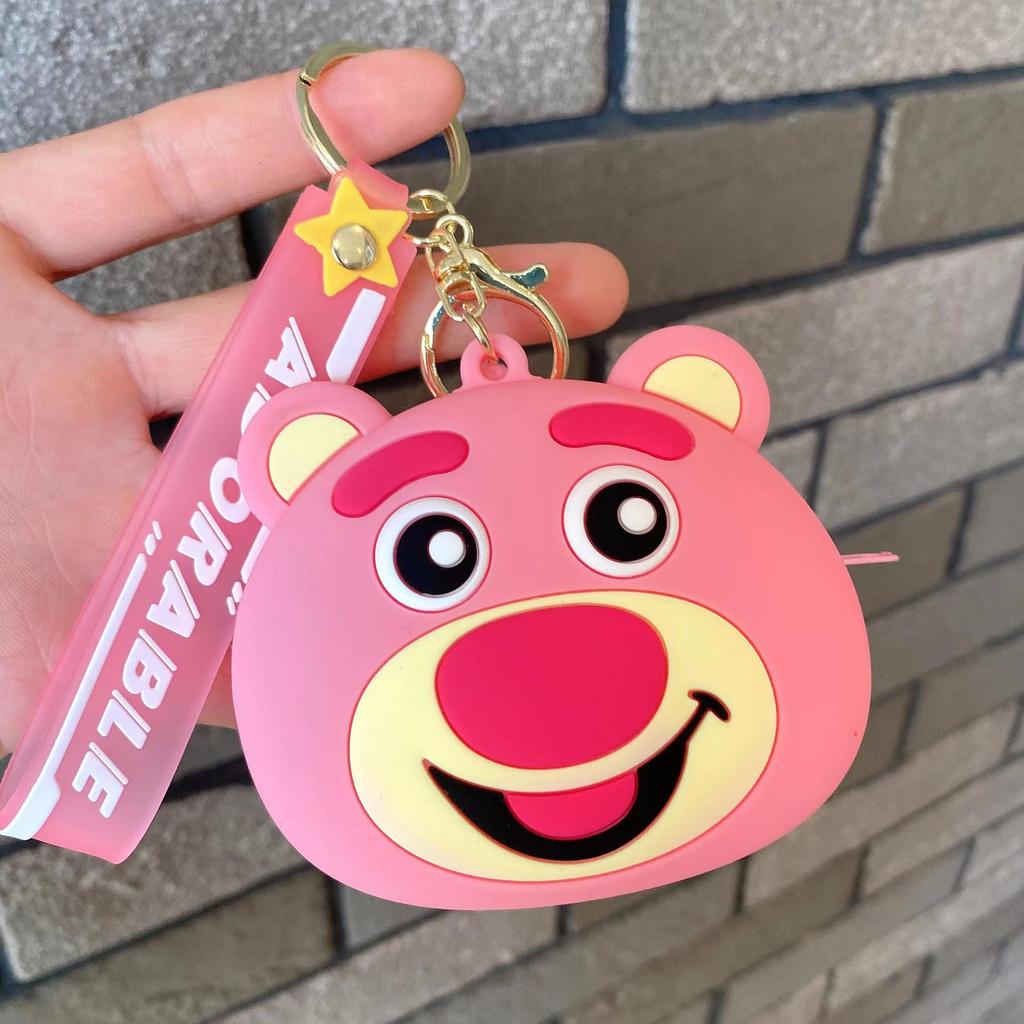 Cartoon Animal Silicone Keychain Bag - Kids' Coin Purse & Toy Pendant