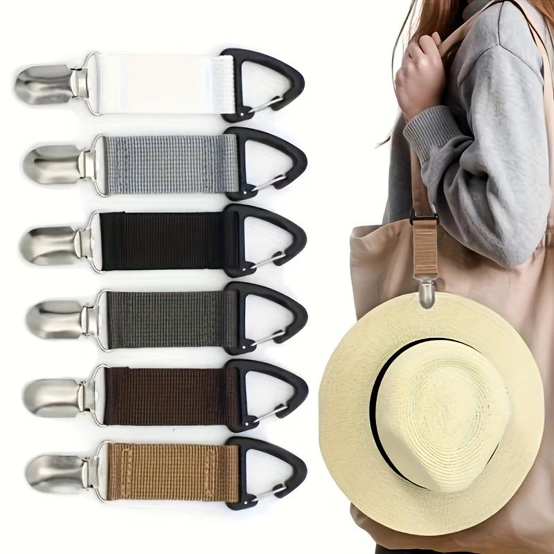 Travel Hat Clip Outdoor Straw Hat Clip Portable Hat Companion Multipurpose Glove Storage Clip Bagging Clip