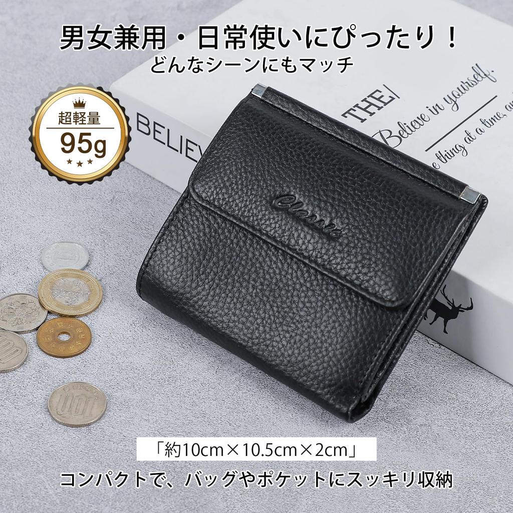 Genuine Leather Bifold Wallet for Men and Women with Kiseki Mini Travel Card Coin Key Casual [imeetu] Pocket, Wallet, Wallet, Compact, Soft,
