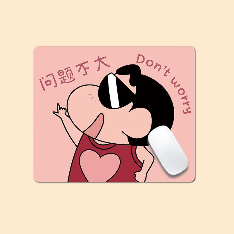 

Коврик для мыши Crayon Shin-Chan для гейминга, аниме, милый, настольный, для компьютера, офисов, коврики для мыши для геймеров, противоскользящий, легко чистить