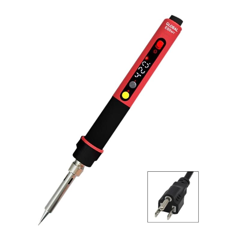 

E60WT LED Soldering Iron Professional Adjustable Temperature Global Electric Solder Iron 60W Electric Soldering Iron 1