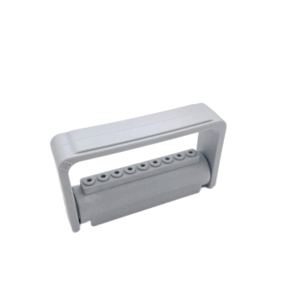 

9 Holes Dental Bur Holder Autoclavable For High Speed Burs Drill Stand Block Disinfection Box 1pc Dental Plastic Bur Holder сірий колір