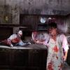 Halloween Bloody Apron Halloween Theme Props Fancy Dress Scary Apron Horror Printed Scary Blood Splattered Cooking Apron