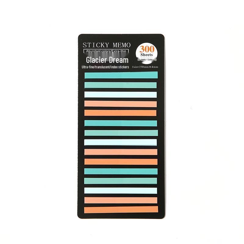 Translucent PET Color-Coded Index Tabs & Fluorescent Sticky Notes