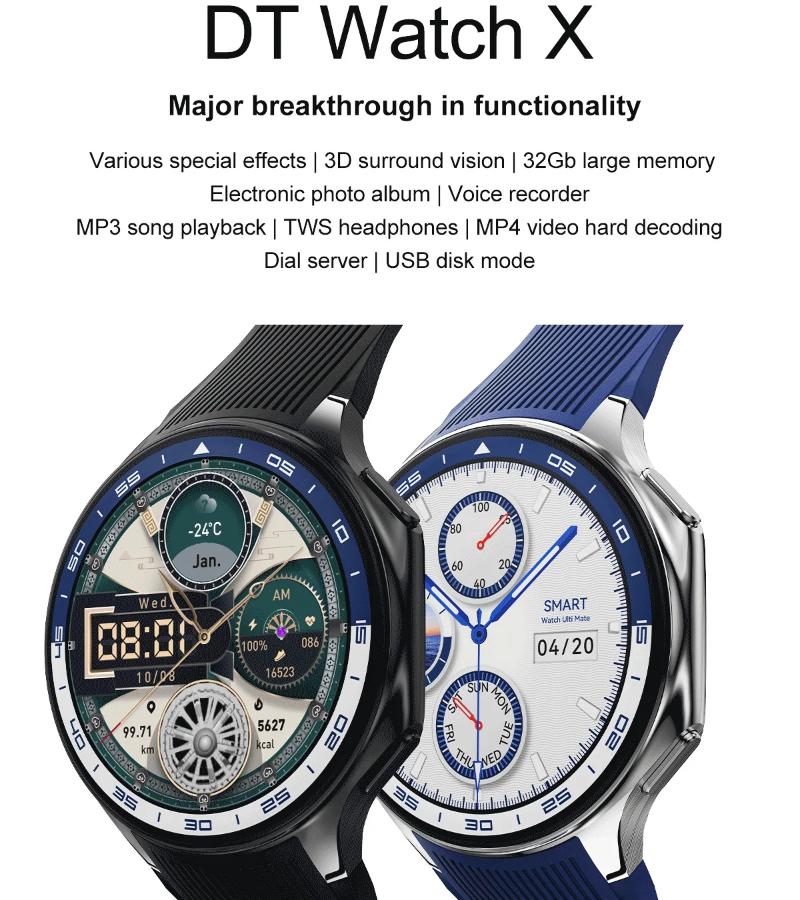 2025 Neue Herren Business Uhr Uhr X 4G Großer Speicher Videowiedergabe Smartwatch Sport Fitness Wasserdichte Uhren