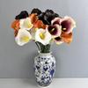 Artificial Common Calla Lily Realistic Fake Flower Stem Home Office Wedding Party Indoor Outdoor Faux Bloom Centerpiece Decoration