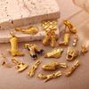 Goldener Schuhbeutel Kleider-Modellier-Vielseitiger Anhänger, Exquisites Dreidimensionales Design Personalisierte DIY Schmuckzubehör