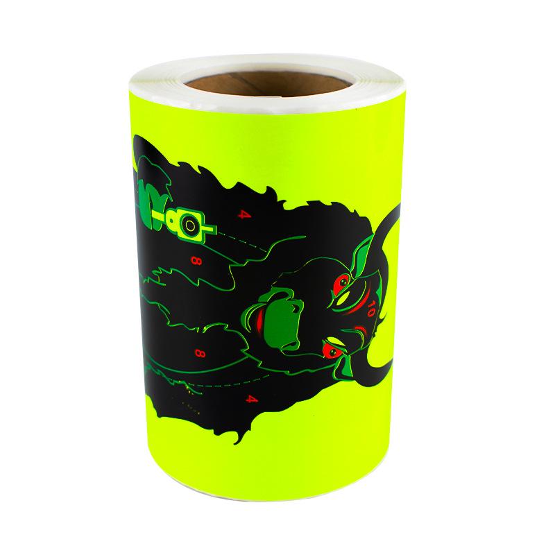 4" Fluorescent Blossom Compound Bow Target Paper for Competition Practice