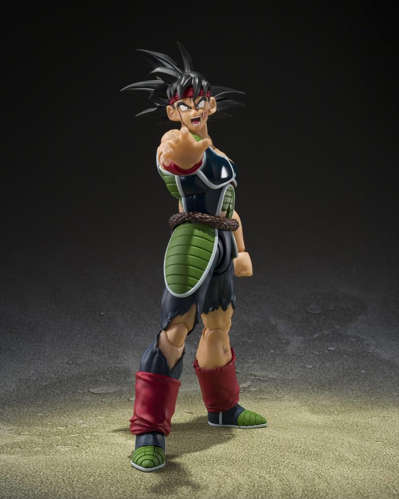 TAMASHII NATIONS Bardock The Man S.H.Figuarts Dragon Ball Z Final Battle of One PVC ABS Painted Action Figure with Baby Kakarot 145mm