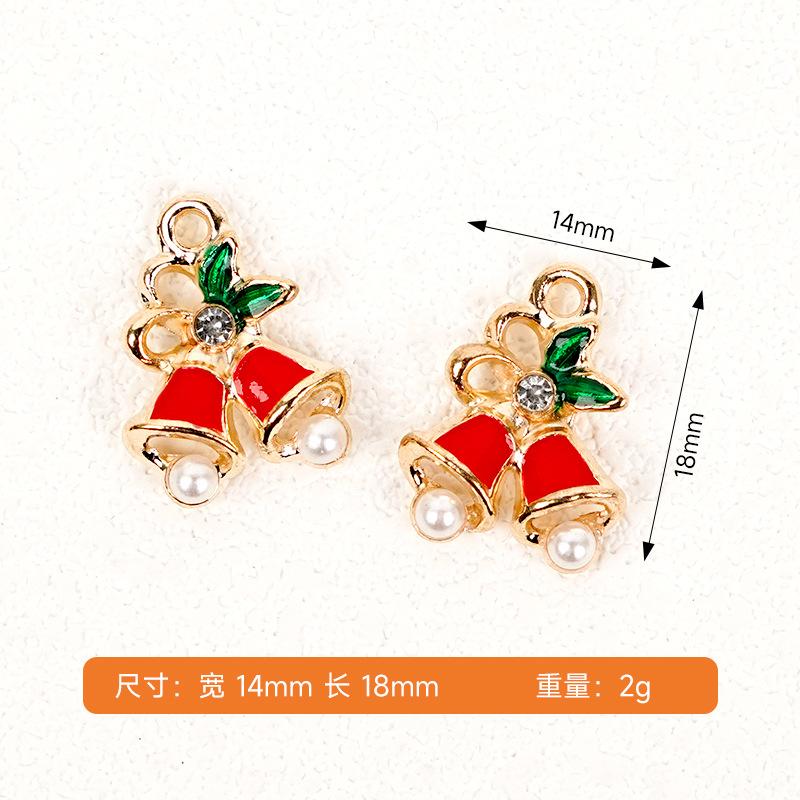 DIY jewelry accessories Christmas alloy accessories Alloy elk decoration American pendant Creative oil drop pendant