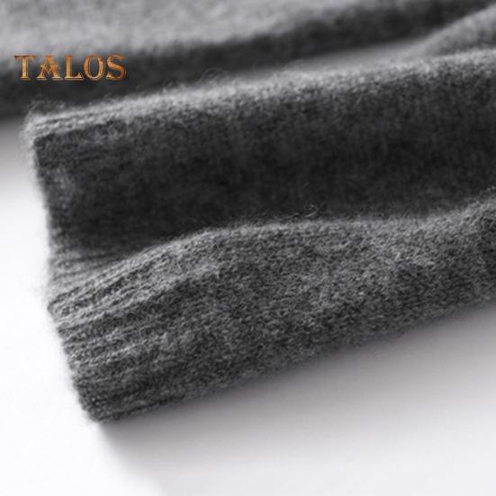 Knitting Tops Women Long Sleeve Round Neck Casual Home Style Top Solid Color Single Breasted Fitted Stretchy Tee Daily Wear