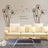 Zdejmowane mlecze DIY naklejka ścienna Home naklejka salon dekoracja sypialni