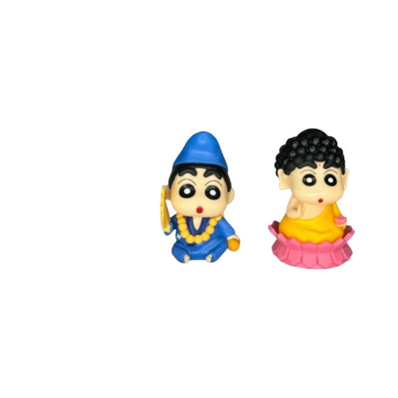 Jigong Xiaoxin, Buddha Xiaoxin, Crayon Xiaoxin COS Jigong Figure, Car Center Console Decorative Chassis Ornament