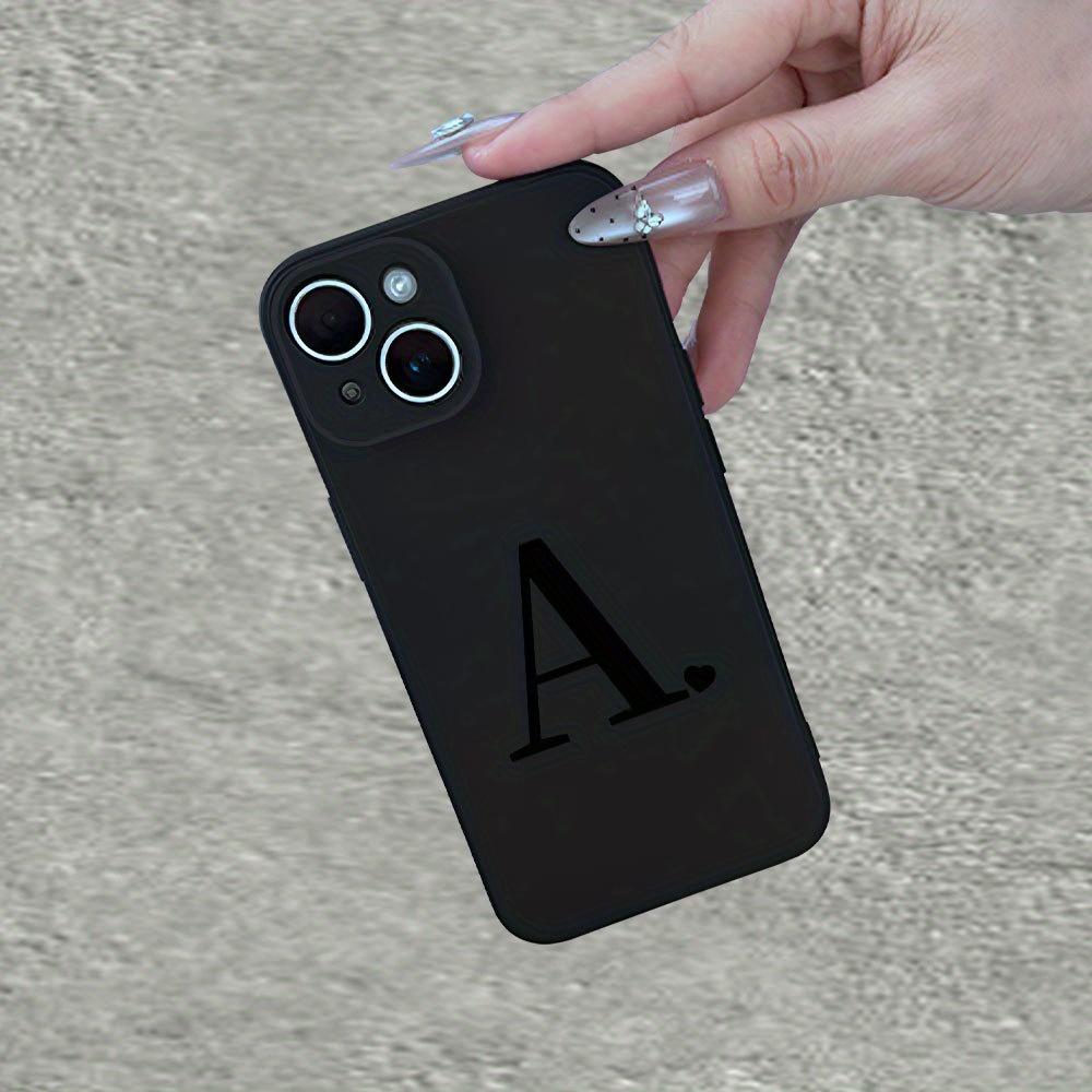 Fashion letter A pattern phone case suitable for iPhone 17 16 15 14 13 12 11 Pro/Max/Plus anti drop and shockproof back cover