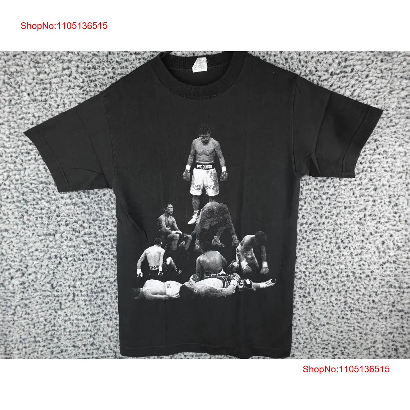 

Manny Pacquiao Adult Black T shirt Size Small Its Nothing Personal Boxing vintage Washed Versatile designer clothes Stretched 5XL різнокольоровий