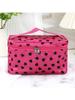 Portable Cosmetic Storage Bag Multifunction Waterproof Makeup Organizer Travel Cosmetic Handbag With Mirror Storage Toiletry Bag