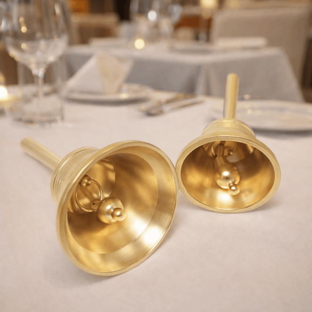With Bell Clapper Hand Bell Polishing Service Calling Bell Solid Brass Call Bell  Home Decor