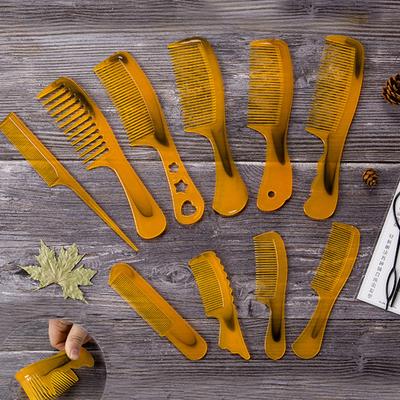 10 Pcs Barber Comb Ox Tendon Combs Thickened And Durable Fine Teeth Rattail Comb Scalp Massage Comb For Home Personal Use Travel