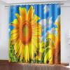 3d Sunflower With Sunshine Modern Blackout Curtains For Living Room Bedroom Curtain Cortinas Para La Sala Kitchen Blinds Drapes