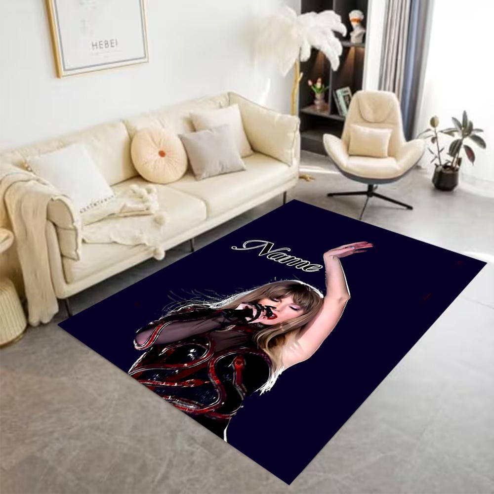 Musician Performance Customizable Name Carpet Perfect for Dining Room Study room Balcony Foyer Anti-slip Rug Office home decor