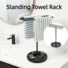 Non-Slip Metal Towel Holder Stable Hand Towel Stand Towels S-Shape Towel Stand  Vanity Countertop