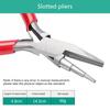 1Pc Round Concave Pliers Wire Bending Tools Steel Plier Wire Looping Pliers for DIY Jewelry Crafts Making Hobby Project