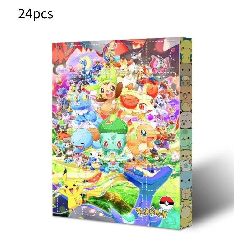 24 Piece Pokmon Advent Calendar Box Stunning Pokmon Pocket Monsters Toys Set