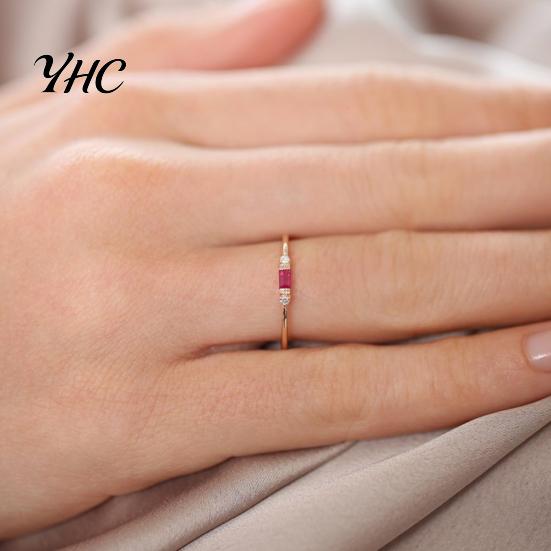 Anillo de dedo con incrustaciones de circonita cúbica para mujer, regalo de joyería de compromiso de boda