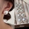 Shi Jia Mantou Lux Pearl Earrings 925 Silver Studs for Women 2024