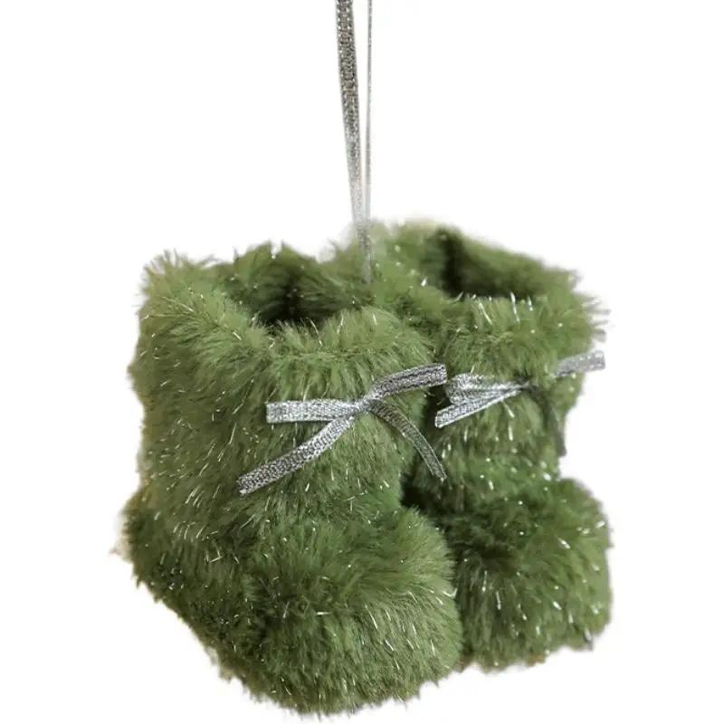 Santa Claus Boots Ornaments Hanging Decorative Ornament Santa Decor Party Pendant Home Claus Christmas A1D6