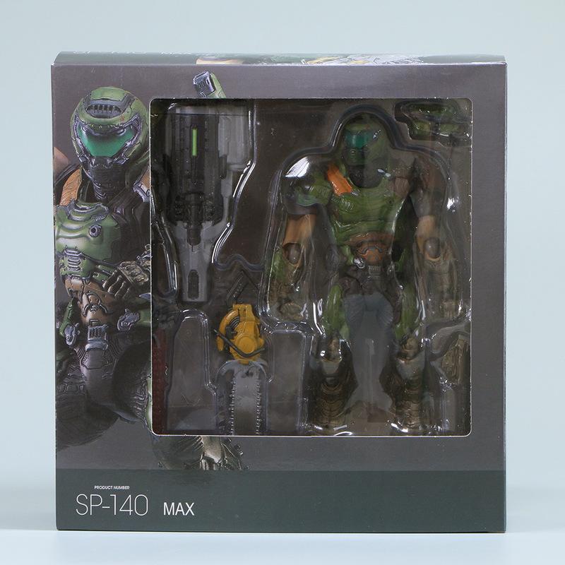 Figma Sp-140 Doom Slayer Eternal Action Figure Pvc Collection Decorations Model Anime Destroy Warrior Doom Movable Figurine Toys