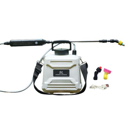 1,3 Gallonen/2,1 Gallonen elektrisches Sprühgerät Eingebauter 18650 mAh wiederaufladbarer Akku Sprüher Gartensprüher mit Teleskop-Sprühstab für die Pflanzenbewässerung