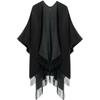 Korean-Style Double-Sided Thick Cloak: Warm & Fashionable Autumn/Winter Shawl