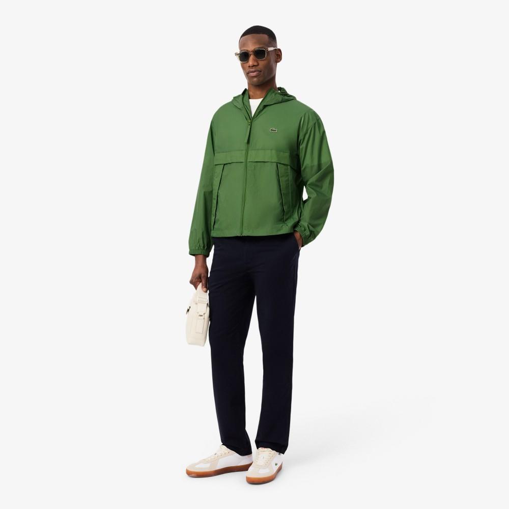 [Lacoste] Men's Lightweight Packable Windbreaker BH6264-56G02M