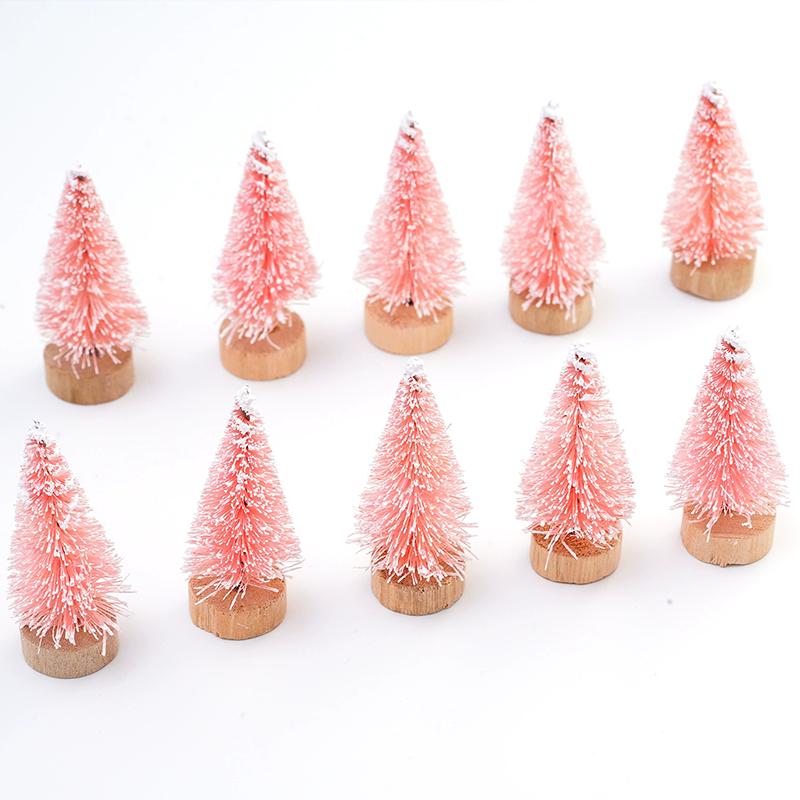 WTEMPO Mini Christmas Tree Home Office Store Desktop Christmas Tree Ornaments Festive Indoor Outdoor Christmas-themed Party Decorations